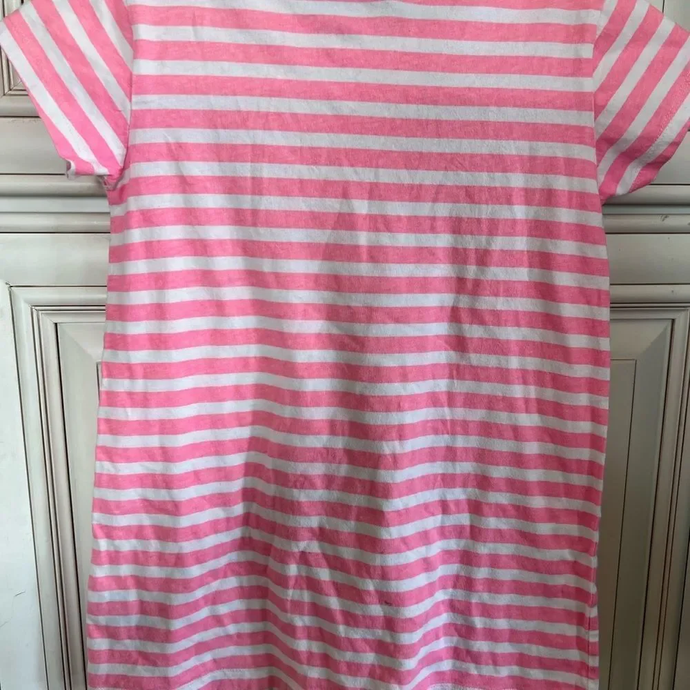 Girls' T-shirt dress with sequin pineapple Sz 4